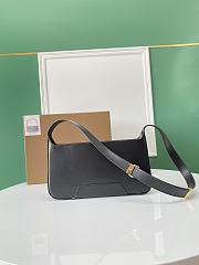 Burberry TB Shoulder Bag Leather Black 28x5x14cm - 2