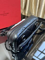 Valentino Garavani Roman Stud Shoulder Bag Black WY0B0 23x15x7cm - 6