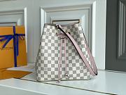 LOUIS VUITTON Monogram Canvas Calfskin Bag Pink 26cm  - 1