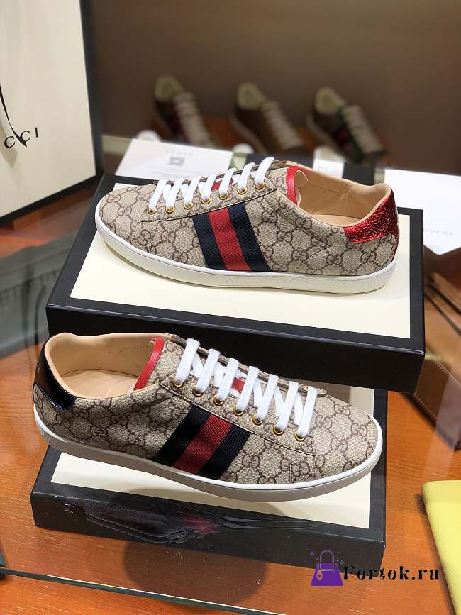 Gucci Women's Ace GG Supreme Sneaker - 1