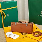 Goyard Saigon Top Handle Bag Tan 28x13x23cm - 5