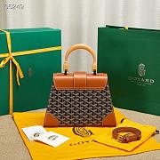 Goyard Saigon Top Handle Bag Tan 28x13x23cm - 4
