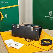 Goyard Saigon Top Handle Bag Navy 28x13x23cm - 6