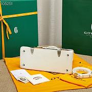 Goyard Saigon Top Handle Bag White 28x13x23cm - 4