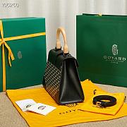 Goyard Saigon Top Handle Bag Black 28x13x23cm - 2