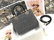 Dior Lady D-Lite Embroidered Star Beads M0565 24x20x11cm - 4