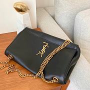 Ysl Medium Kate Leather/Velvet Black 553804 28x5x20cm - 3