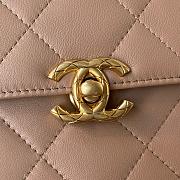 Chanel Small Flap Bag Beige AS3011 21x13x7cm - 5