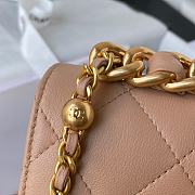 Chanel Small Flap Bag Beige AS3011 21x13x7cm - 3