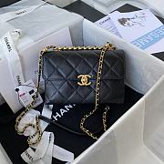 Chanel Small Flap Bag Black AS3011 21x13x7cm - 1