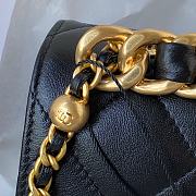 Chanel Small Flap Bag Black AS3011 21x13x7cm - 5