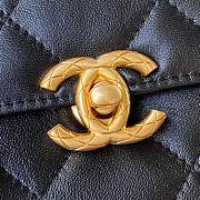 Chanel Small Flap Bag Black AS3011 21x13x7cm - 2