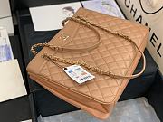 Chanel Large Coco Vintage Tote Bag Beige A57030 35x11x27cm - 6