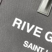 Ysl Large Rive Gauche Canvas Tote Bag Black 5094159 48×36×16cm - 5