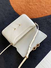 Ysl Le Maillon Satchel In Leather White 6497952 24x3.5x14.5cm - 2