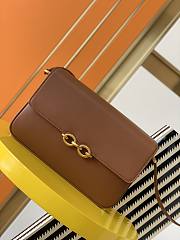 Ysl Le Maillon Satchel In Leather Brown 6497952 24x3.5x14.5cm - 1