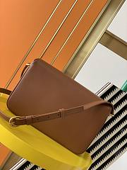 Ysl Le Maillon Satchel In Leather Brown 6497952 24x3.5x14.5cm - 6