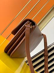 Ysl Le Maillon Satchel In Leather Brown 6497952 24x3.5x14.5cm - 2