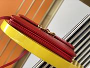 Ysl Le Maillon Satchel In Leather Red 6497952 24x3.5x14.5cm - 5
