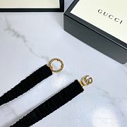Gucci Belt Black Velvet 3.0cm - 2