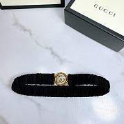 Gucci Belt Black Velvet 3.0cm - 6