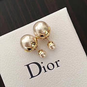 Dior Pearl Gold Earings - 5