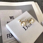 Dior Pearl Gold Earings - 4