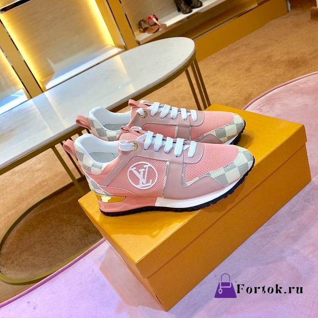 Louis Vuitton Run Away Sneakers Pink - 1