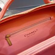 Chanel Caviar Quilted Small CC Filigree Vanity Case Pink 93343 21cm - 2