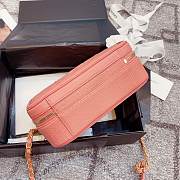Chanel Caviar Quilted Small CC Filigree Vanity Case Pink 93343 21cm - 4