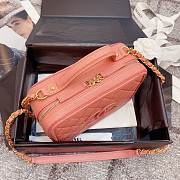 Chanel Caviar Quilted Small CC Filigree Vanity Case Pink 93343 21cm - 5