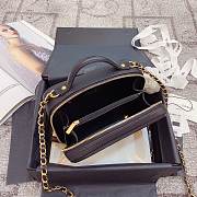 Chanel Caviar Quilted Small CC Filigree Vanity Case Black 93343 21cm - 2