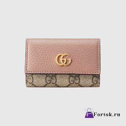 Gucci Key Case Marmont Pink 456118  - 1