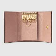 Gucci Key Case Marmont Pink 456118  - 5