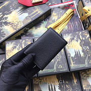 Gucci GG Marmont Key Case Leather Black 456118 7×11cm - 3