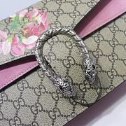 Gucci Dionysus Shoulder Bag Flower Pink 400249 28x18x9cm - 3