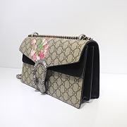 Gucci Dionysus Shoulder Bag Flower Black 400249 28x18x9cm - 4