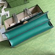Gucci Dionysus Leather Green 400249 28x17x9cm - 6
