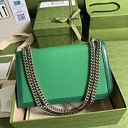 Gucci Dionysus Leather Green 400249 28x17x9cm - 5