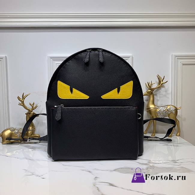 Fendi Backpack Bugs Leather 34cm - 1