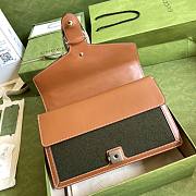 Gucci Dionysus Shoulder Bag Dark Green Wool 400249 28x17x9cm - 5