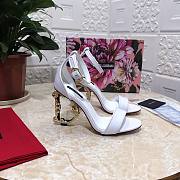 D&G Keira Baroque High Heels White  - 2