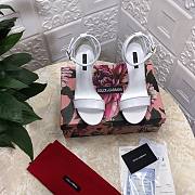 D&G Keira Baroque High Heels White  - 6