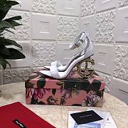 D&G Keira Baroque High Heels White  - 5