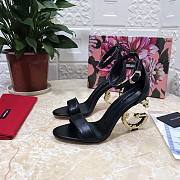 D&G Keira Baroque High Heels Black - 6