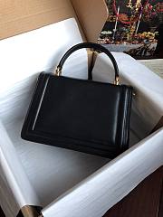 Dolce & Gabbana Medium Devotion Bag Leather Black 24x17x9cm - 6