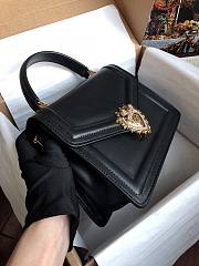 Dolce & Gabbana Medium Devotion Bag Leather Black 24x17x9cm - 3