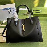 Gucci Large Jackie 1961 Tote Bag Black 649015 40x30x15cm - 1
