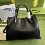 Gucci Large Jackie 1961 Tote Bag Black 649015 40x30x15cm - 4