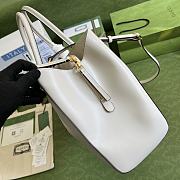 Gucci Large Jackie 1961 Tote Bag White 649015 40x30x15cm - 4